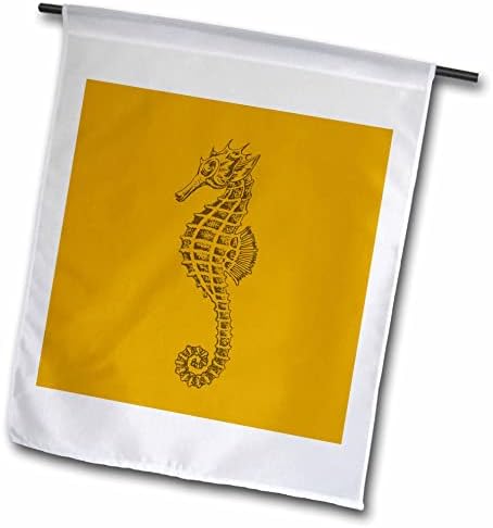 3Droza Slatka morska tetovaža u Ocher Yellow - Zastave