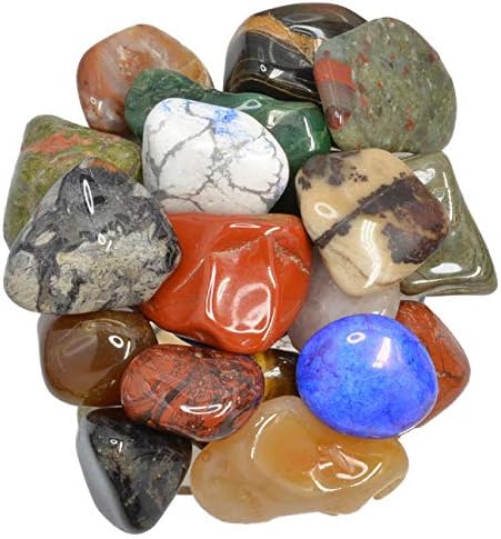 Hipnotic Gems Materijali: 5 lbs rijetka kamena mješavina iz Afrike - velika - 1,25 do 1,5 - skupno polirano stihovi za obrt, reiki, kristalno ozdravljenje i još mnogo toga!