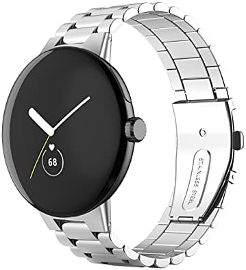 DMATEC kompatibilan za Google Pixel Watch Band Release Metalni kaiš za žene Muškarci SmartWatch narukvica za narukvicu za Google Pixel