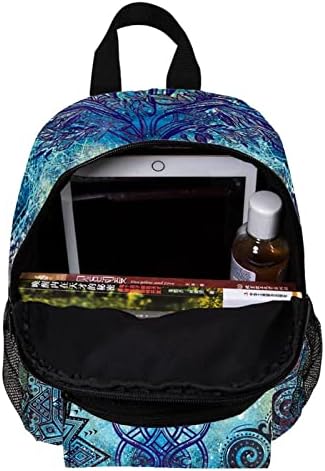VBFOFBV ruksak za žene Daypack backpad bakfak za laptop Tražena Torba, etničko plavo drvo retro mandala
