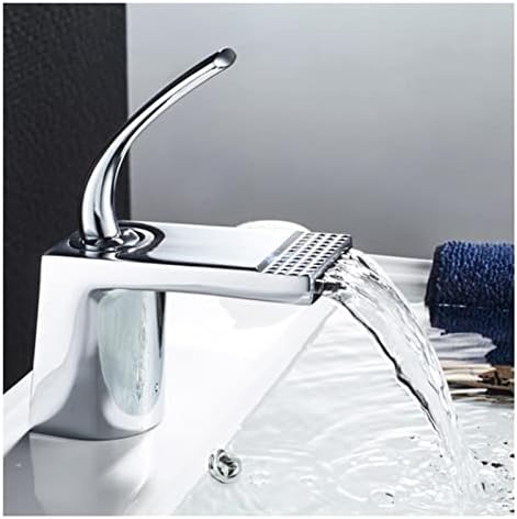 Slavine sliva vodopada slavina za kupaonicu Single ručka mikser za umivaonik Kuka za kupanje Crno zlato bijela slavina za mesinga