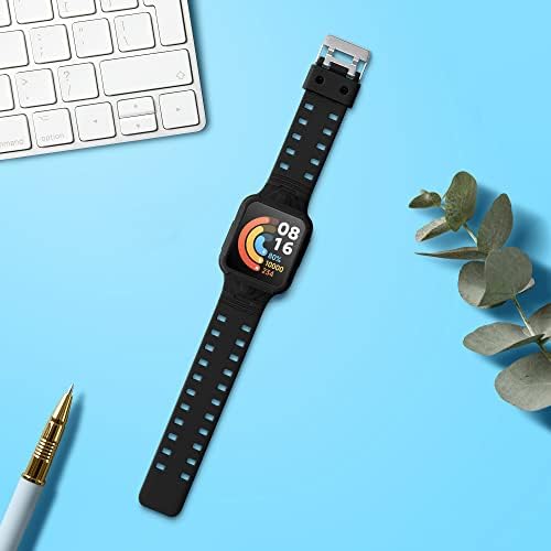 KWMobile Watch Band kompatibilan sa Xiaomi Mi Watch Lite / Redmi Watch - remen za zamjenu silikonskog opsega - crna