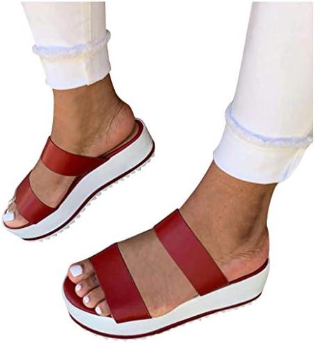 Ljetne papuče za žene 2022 papuče za žene na otvorenom Flops Flip cipele žene debeli modni donji klinovi ljetne ženske tobogane sandale
