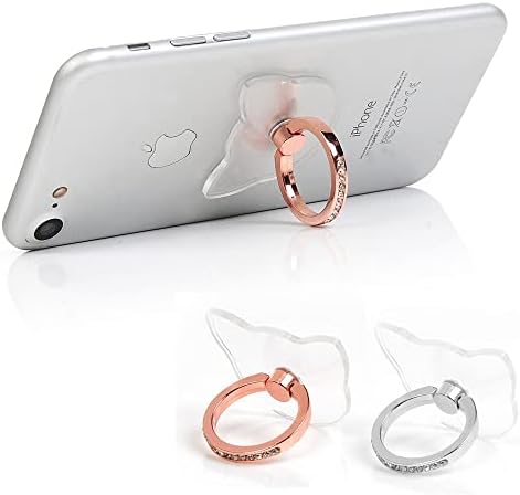 STENES Bling Wallet futrola za telefon kompatibilna sa futrolom za iPhone 14 Plus-Stylish-3D ručno rađeno lijepo leptir cvijeće dizajn kožna navlaka sa držačem Postolja za prsten [2 Pakovanje] - Pink
