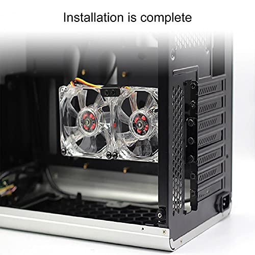 SDFGH PC računar CPU Fan 80mm ventilator za hlađenje sa plavim Led svjetlom 8025 8cm Silent 12v LED Svjetleća šasija Molex 4D utikač