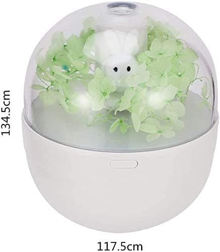 HTLLT Treasure Rabbit ovlaživač, negativni Ion sprej za vlagu, ovlaživač, vlaži i pročišćava zrak, nijemi, pogodan za porodicu, slobodno vrijeme, roze
