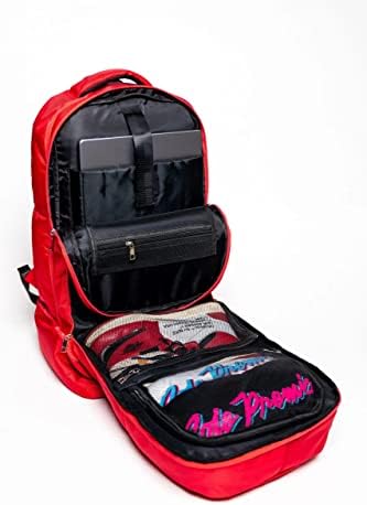 Jedini prelazni prijenosni prenosnički za nošenje prtljaga za prtljagu sa višenamjenskim tenisicom ruksak za muškarce i žene crvene