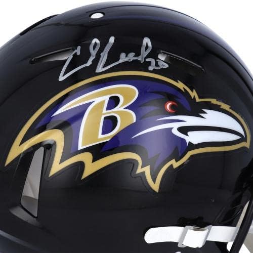 Ed Reed Baltimore Ravens autographed Riddell Speed Authentic helmets - autographed NFL Helmets