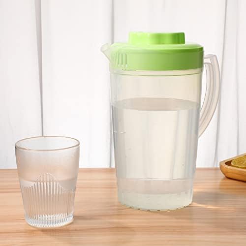 Toddmomy 2 kom plastični bacač plastični bacač sa poklopcem miks pića vrč vode za vodu, čaj i piće