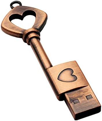 Sxymkj olovka pogon metalni bakreni ključ na srčanim poklon USB flash pogon Mini USB stick ključ originalni 4GB 8GB 16GB 32GB 64GB
