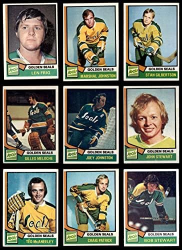 1974-75 Topps California Golden Pečate u blizini Team set California Golden Sells VG + zlatne brtve