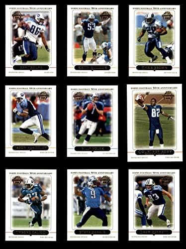 2005. Topps Tennessee Titans Gotovo kompletni timski set Tennessee Titans Nm / Mt Titans