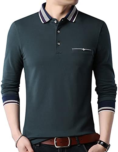 Xtapan muške polo majice casual dugačak kratki rukav klasični modni polo pamuk t Golf sportska majica