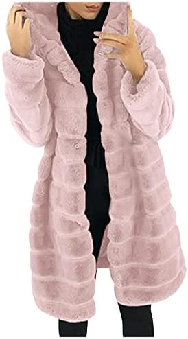 Lagana jakna Žene, zimske zakrivljene jakne za salonu za hlađenje žene na kapuljaču s dugim rukavima