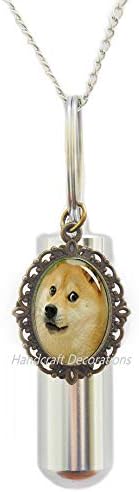 HandingDecorations Dog kremacija urna ogrlica, nakit za pse, ljubitelj pasa, poklon za životinje Urn ogrlica, nakit za životinje,