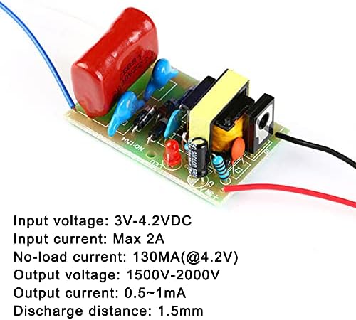 2 komada DC-DC 3V-4.2V 3,7 V na 1500V-2000V 1800V visokonaponski generator modula ARC pulsni pojačani modul Booster DC-DC pojačano napajanje