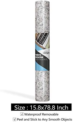 Livenine granit Countertop Kontakt Paper Vodootporni samoljepljivi mramorni zidni zidovi i palice Ploče za kuhinjski brojač stol za