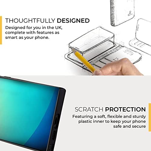 Snakehive Samsung Galaxy S23 Ultra kožna torbica | torbica za telefon od prave kože sa držačem za kartice | Flip Folio futrola/poklopac
