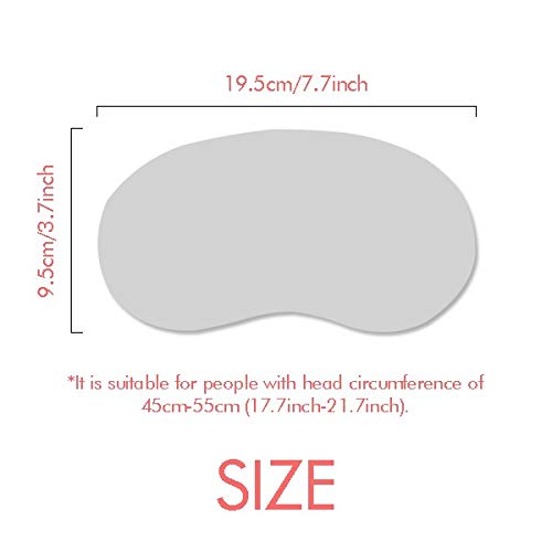 Pozitivna energija utječe na šapu Print Slee Shield Eye Shield Soft Night Poklopac za sjenilo