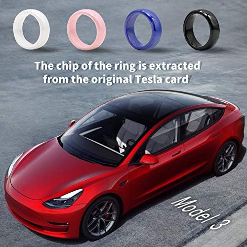 COLMO Model 3 Smart Ring dodatak za Tesla Model 3 ključna kartica Privezak za ključeve zamjenska Keramika RFID Smart Ring us 9 podrška