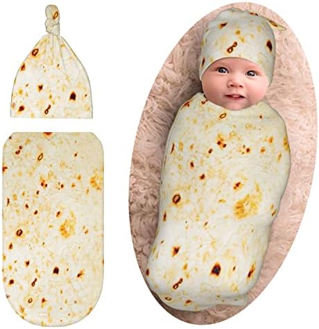 Meksički burrito Baby Stuff swaddle pokrivač, meka i rastegnuta novorođenčad primajuće za novorođenčad, swaddle vreće za dječak /