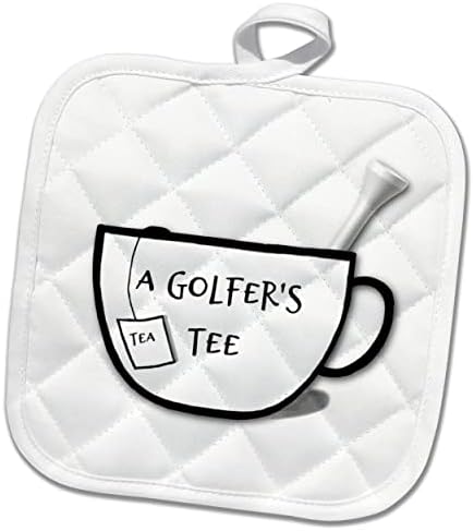 3Droza EvadorentZenart - Golf - Čaj za čaj sa golf tee i tekstom iznutra - Pothilders