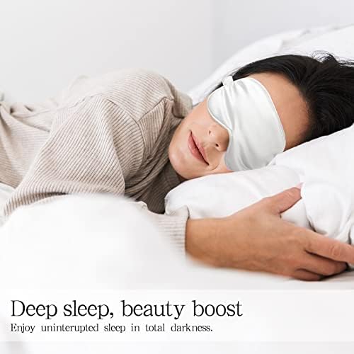 48 komada svilena maska za spavanje navlake za oči za spavanje glatke meke maske za oči sa elastičnom trakom za blokiranje spavanja putne Relax