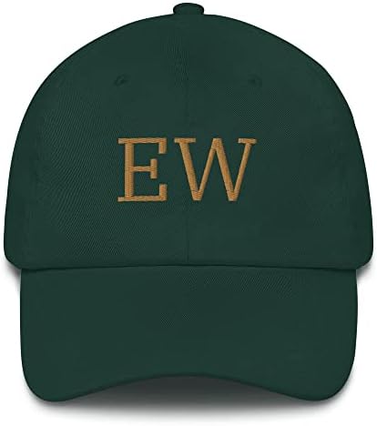 Početni šešir pismo EW bejzbol kapa vezeni šešir