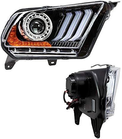 Winjet Renegade serija kompatibilna sa 2010 2011 2012 S197 Ford Mustang S550 Style LED DRL sekvencijalni projektor aftermarket performanse