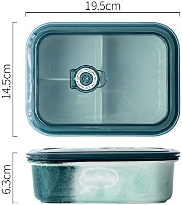 GENIGW Bento kutije za ručak kontejneri za skladištenje hrane sa poklopcima prenosive vanjske izolovane kutije za ručak keramičke