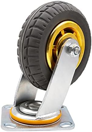 UxZDX Super Heavy Universal Wheel 4 5 6 7 inča Gumeni trolični kolibi za nošenje tiha anti-kliznim kotačima Kotači za namještaj nosivost