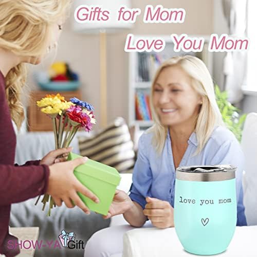 SHOW-YA pokloni za mamu-Mama pokloni od kćeri sina-Volim te mama-mama pokloni za rođendan-Majčin dan pokloni za mamu majku-12oz čaša
