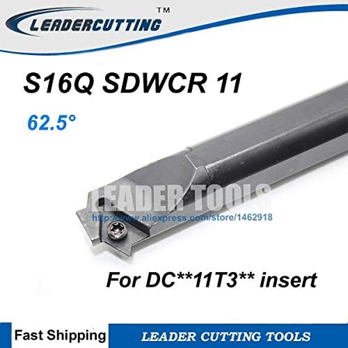 FINCOS S16Q SDWCR / L 11 traka za bušenje,unutrašnji držač alata,indeksabilni alati za sečenje tokarenja,zavrtanj zaključan na steznom