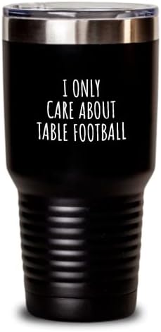 Briga me samo za stol fudbalska tumbler smiješna ideja za poklon za hobi ljubavnik sarkastični citat ventilatorni poklon gag izolirana čaša