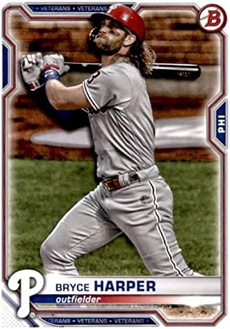 2021 Bowman 90 Bryce Harper Philadelphia Phillies MLB bejzbol trgovačka kartica