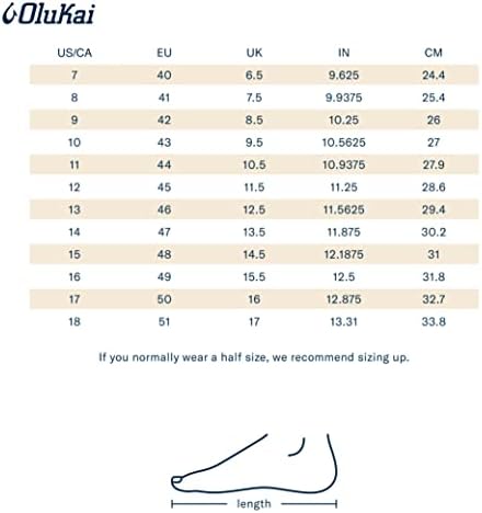 OLUKAI Ulele muške sandale za plažu, Brzosušeći tobogani, vodootporan antilop podstava & potplati za mokro prianjanje, Meki Comfort