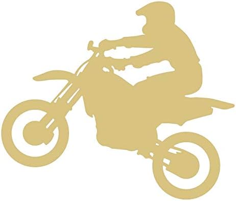 Izrez za bicikle nedovršena vješalica za drvena vrata motokros dječija soba MDF oblik platna stil 1