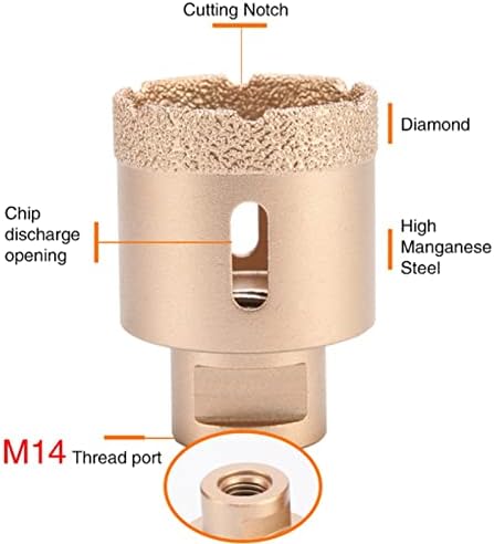 XMEIFEITS profesionalne bušilice 6kom M14 navoj vakuumski lemljeni dijamantski svrdlo set otvarač za granitni Mramor keramičke pločice