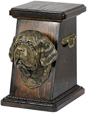 Sveti Bernard, spomen, urna za pepeo psa, sa statuom psa, ArtDog
