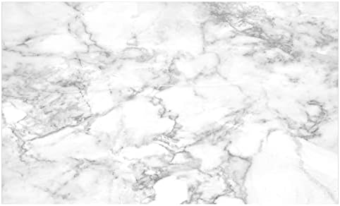 AMBESONNE MARBLE TISCUSH CERAMIČKI DRŽAVNI TRAKU GRANITE Uzorak Oblačno opažane efekte u tragovima Kamena slika, ukrasna svestrana kontratona za kupaonicu, 4,5 x 2,7, blijedo siva prašina