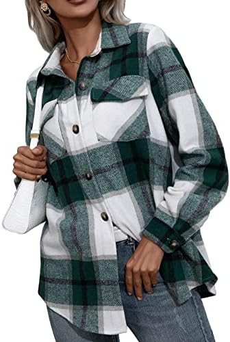 Ženski vuneni kaput dugačak zeleni plairani montažni rever niz jakna s majicom Fuzzy bljesak kaputa od vune vunene mješavine kaputi za žene modni kabine Dugi ženski kaput sa kaputama