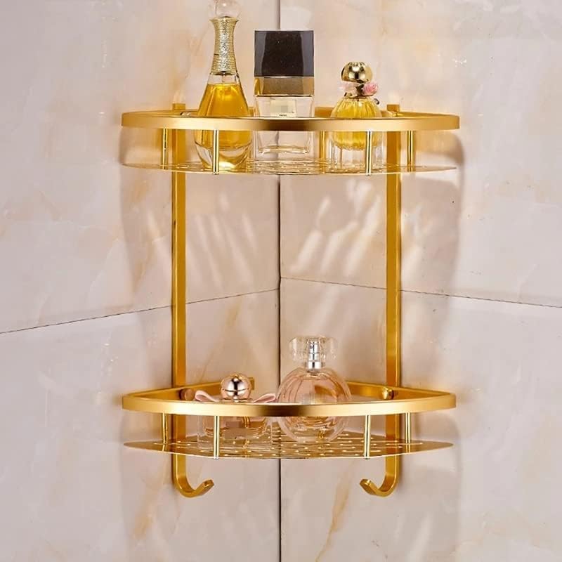 Gusta kupaonica Zlatna polica Zidna utažna korba šampona Skladište zidne kupaonice Polica