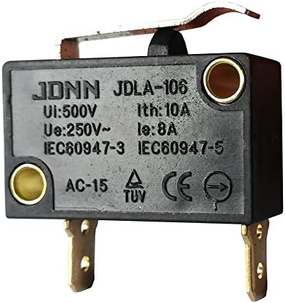 JDNN JDLA-106 ravna duga poluga savijte dugu ruku mikro prekidači mikroprekidač 80A 250V 2 igle, 2 pakovanja -