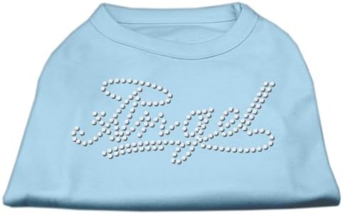 Mirage Pet proizvodi 14-inčna košulja za ispis Angel Rhinestud za kućne ljubimce, velike, bebe plave boje