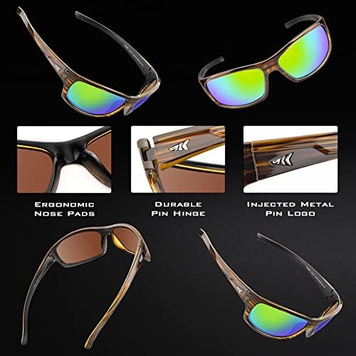 Kastking Kateel polarizirane sportske sunčane naočale za muškarce i žene, idealno za vožnju ribolovnim biciklima i trčanjem, UV zaštita