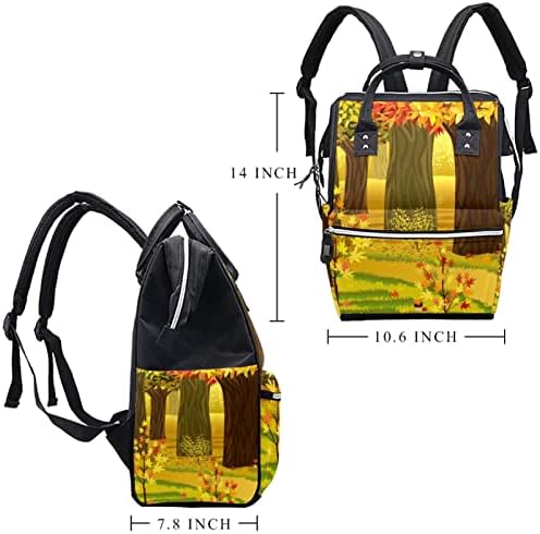 Dream jesen ruksak za šumske pelene s promjenom vrećica za dječje djevojke Djevojke mama torba