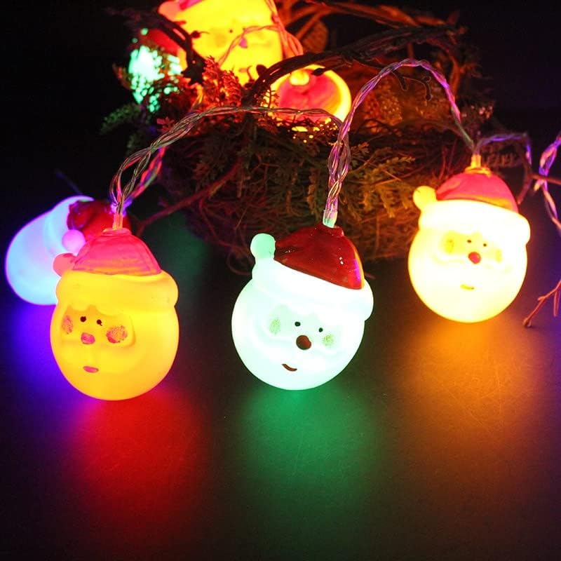 Otac Božić LED svjetlo niz šarene Božić žičane svjetla Party dekorativna lampa Santa Claus privjesak Ornament