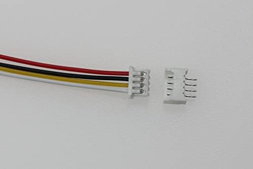 HSF 20 SETS Mini Micro JST MX 1,25mm 4-pinski muški priključak sa 28 AWG 150 mm žičanim kablom i konektorom za žene za LED zidne podloške,