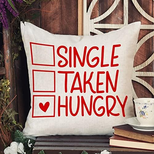 Single Pomotak gladnog jastuka za Valentinovo ružičasti romantični jastuk Case vjenčani angažman godišnjica oblozi za jastuk u kvadratu