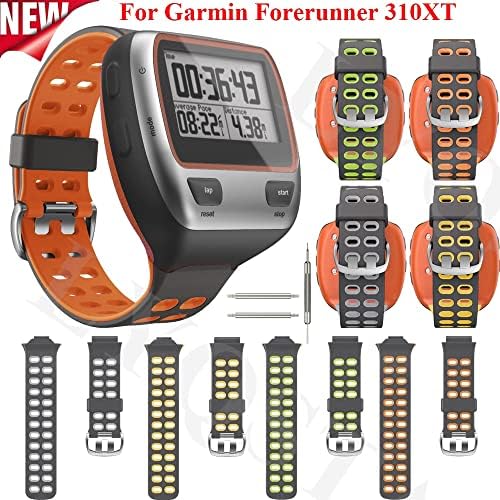 PURNYN silikonske reprezentacije za rezanje Garmin Forerunner 310XT 310 XT Smart Watch Band Wristband Sport Bracelet pojas